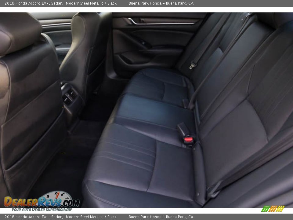 2018 Honda Accord EX-L Sedan Modern Steel Metallic / Black Photo #4