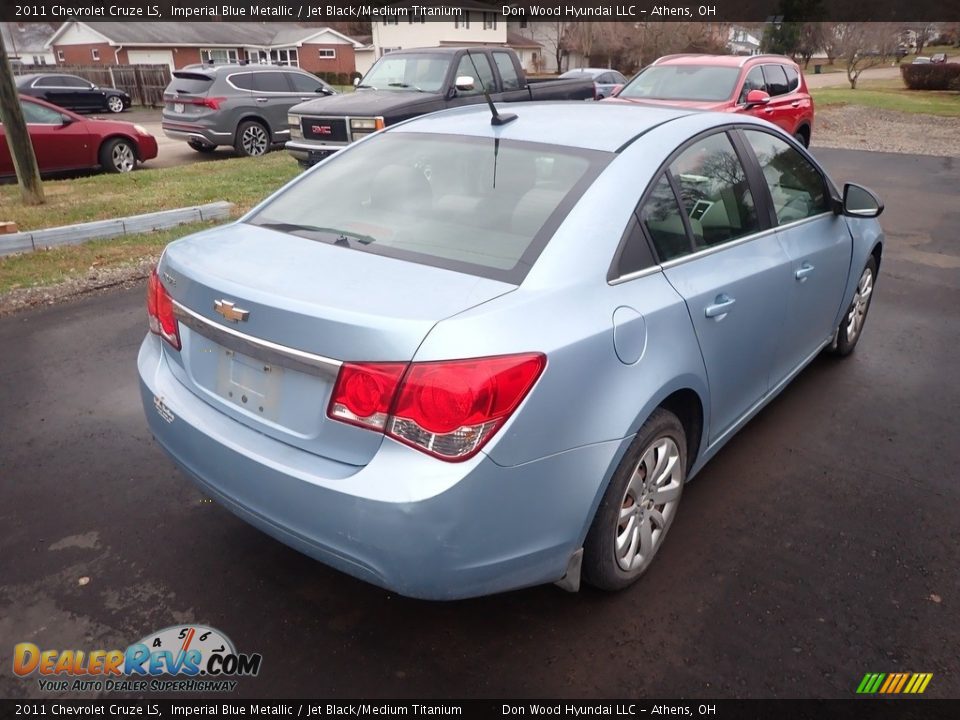 2011 Chevrolet Cruze LS Imperial Blue Metallic / Jet Black/Medium Titanium Photo #10