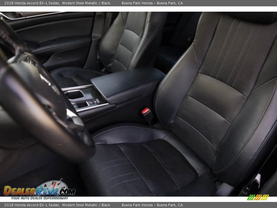 2018 Honda Accord EX-L Sedan Modern Steel Metallic / Black Photo #19