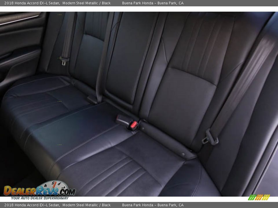 2018 Honda Accord EX-L Sedan Modern Steel Metallic / Black Photo #21