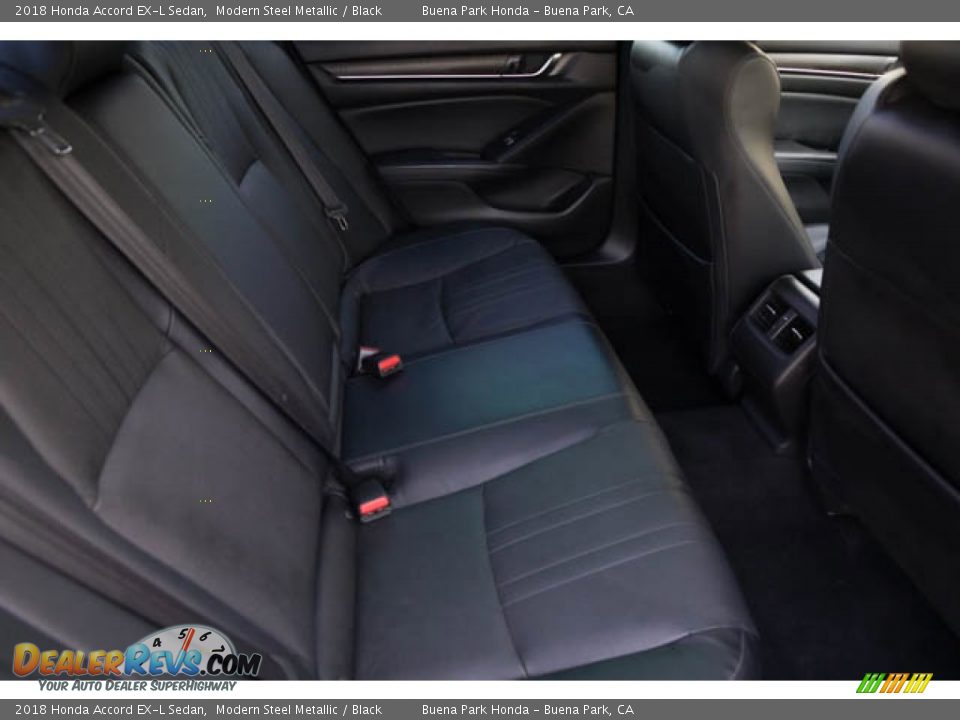 2018 Honda Accord EX-L Sedan Modern Steel Metallic / Black Photo #23