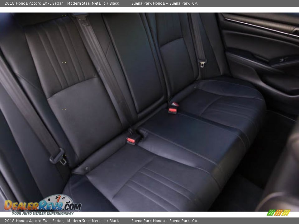 2018 Honda Accord EX-L Sedan Modern Steel Metallic / Black Photo #24
