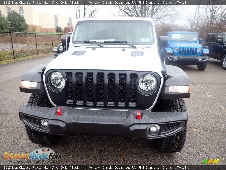 2023 Jeep Gladiator Rubicon 4x4 Silver Zynith / Black Photo #2