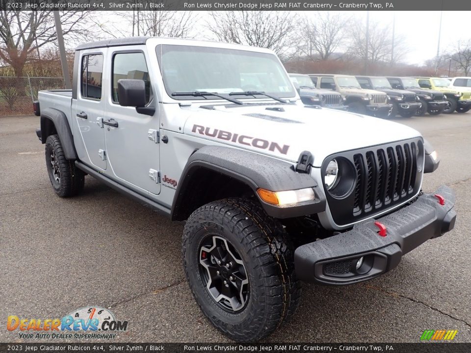 2023 Jeep Gladiator Rubicon 4x4 Silver Zynith / Black Photo #3