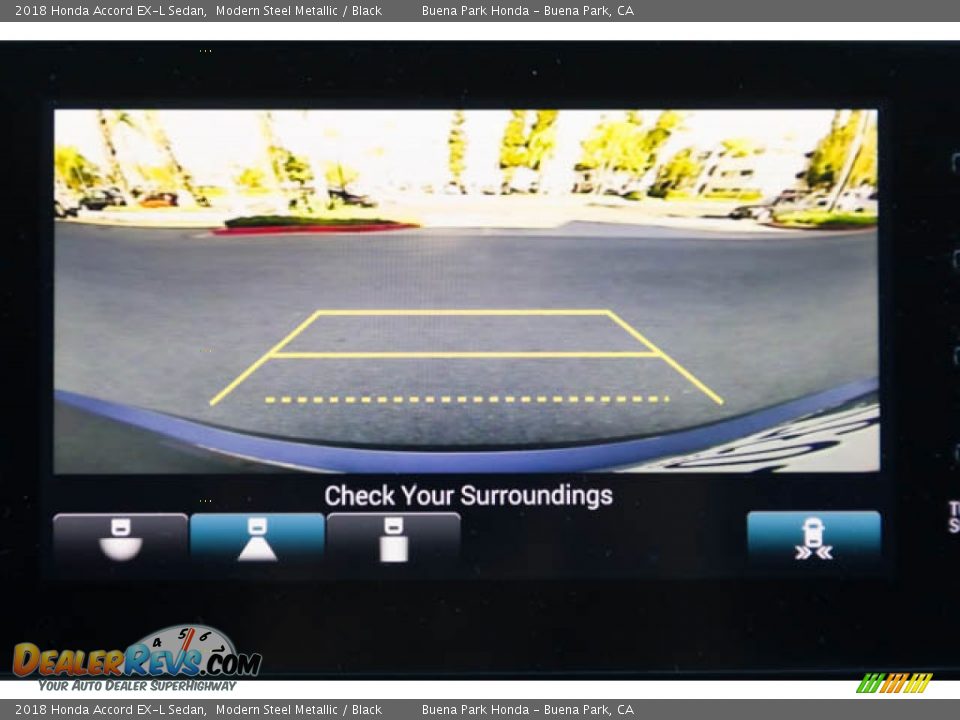 2018 Honda Accord EX-L Sedan Modern Steel Metallic / Black Photo #28