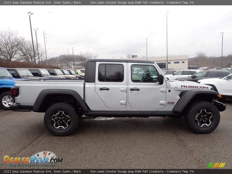 2023 Jeep Gladiator Rubicon 4x4 Silver Zynith / Black Photo #4