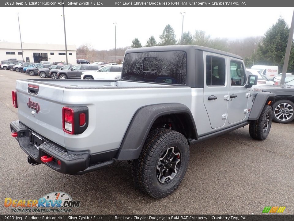 2023 Jeep Gladiator Rubicon 4x4 Silver Zynith / Black Photo #5