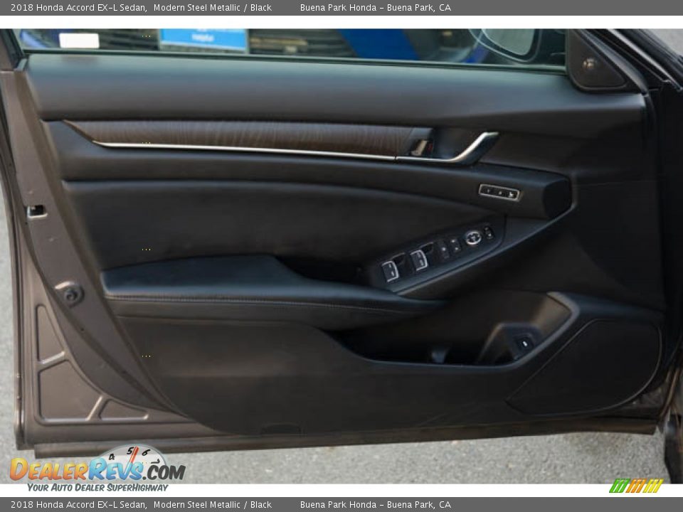 2018 Honda Accord EX-L Sedan Modern Steel Metallic / Black Photo #30