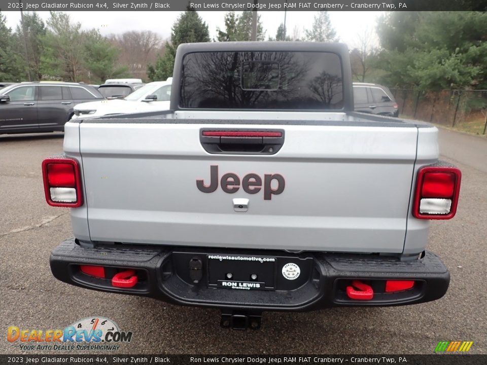 2023 Jeep Gladiator Rubicon 4x4 Silver Zynith / Black Photo #6