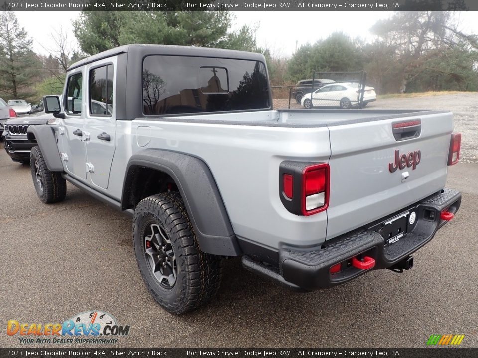 2023 Jeep Gladiator Rubicon 4x4 Silver Zynith / Black Photo #7