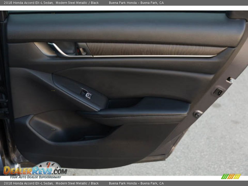 2018 Honda Accord EX-L Sedan Modern Steel Metallic / Black Photo #33