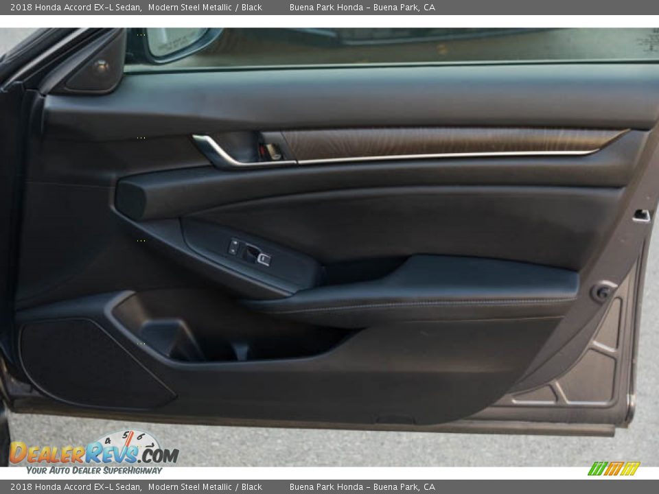 2018 Honda Accord EX-L Sedan Modern Steel Metallic / Black Photo #34
