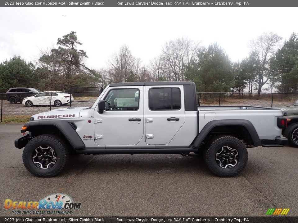 2023 Jeep Gladiator Rubicon 4x4 Silver Zynith / Black Photo #8