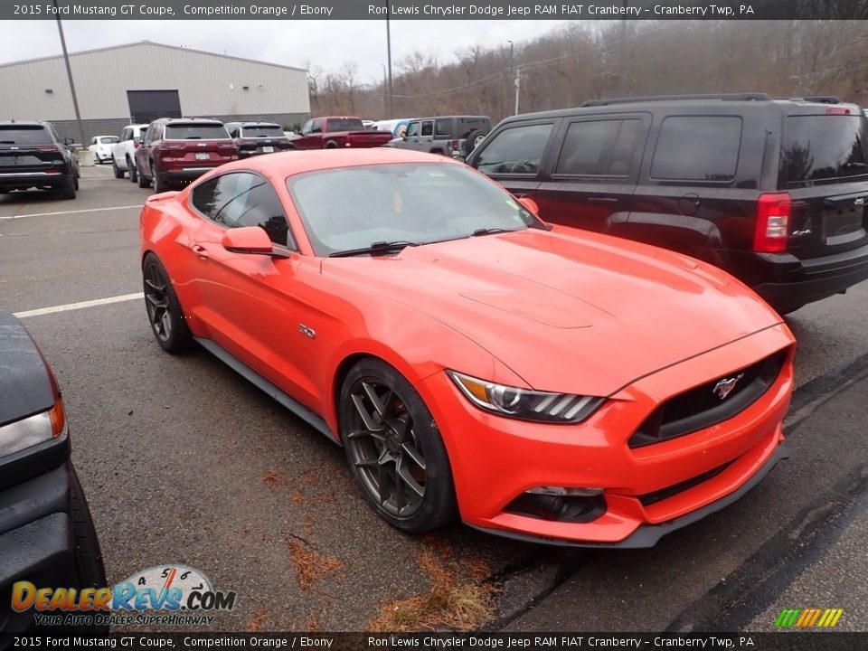 2015 Ford Mustang GT Coupe Competition Orange / Ebony Photo #3
