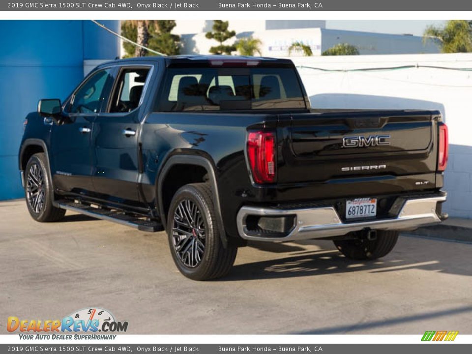 2019 GMC Sierra 1500 SLT Crew Cab 4WD Onyx Black / Jet Black Photo #2