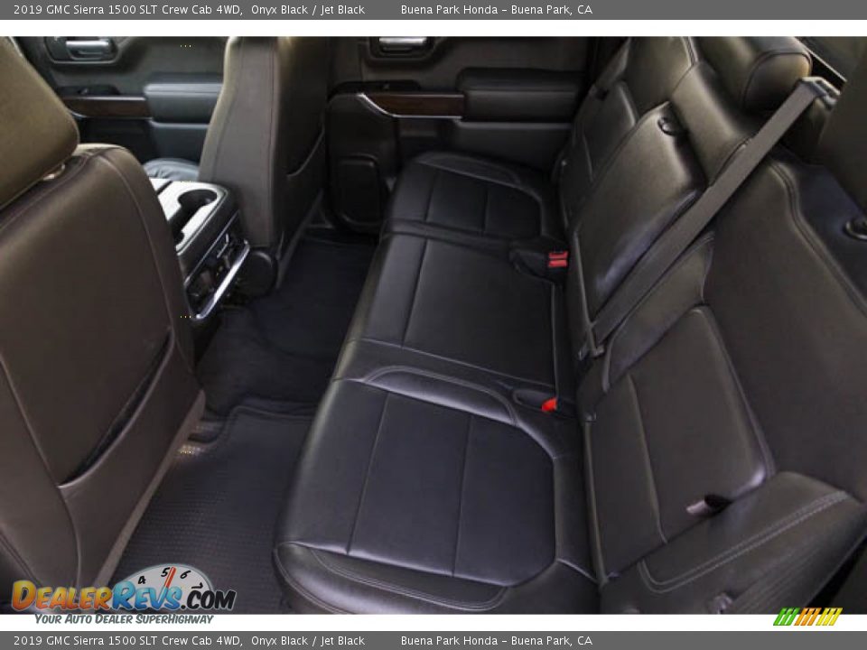 Rear Seat of 2019 GMC Sierra 1500 SLT Crew Cab 4WD Photo #4