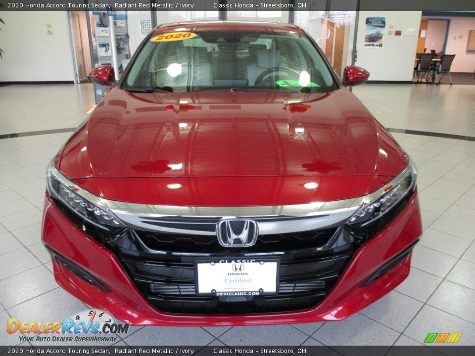 2020 Honda Accord Touring Sedan Radiant Red Metallic / Ivory Photo #2