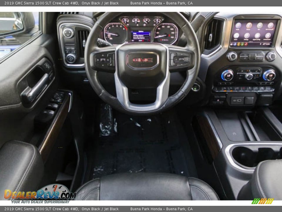 2019 GMC Sierra 1500 SLT Crew Cab 4WD Onyx Black / Jet Black Photo #5