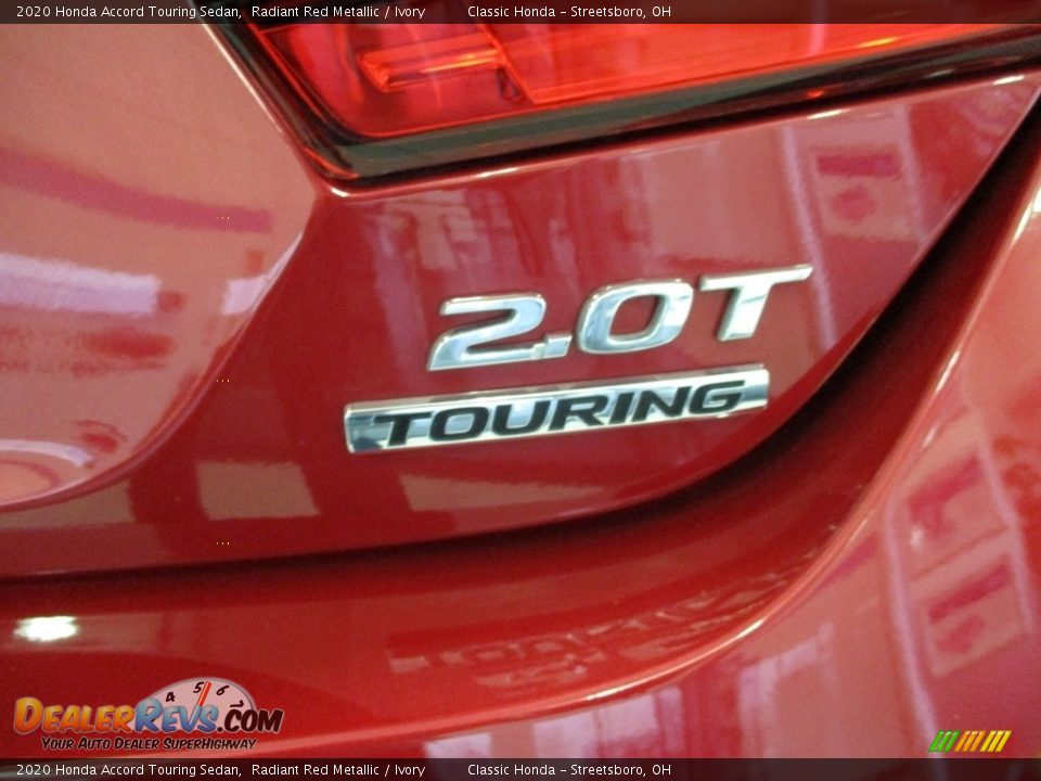 2020 Honda Accord Touring Sedan Radiant Red Metallic / Ivory Photo #9