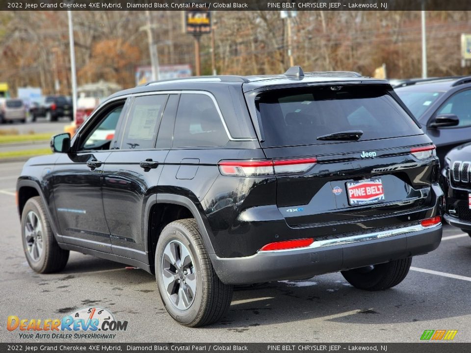 2022 Jeep Grand Cherokee 4XE Hybrid Diamond Black Crystal Pearl / Global Black Photo #4