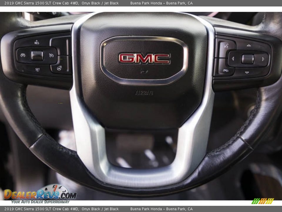 2019 GMC Sierra 1500 SLT Crew Cab 4WD Steering Wheel Photo #14