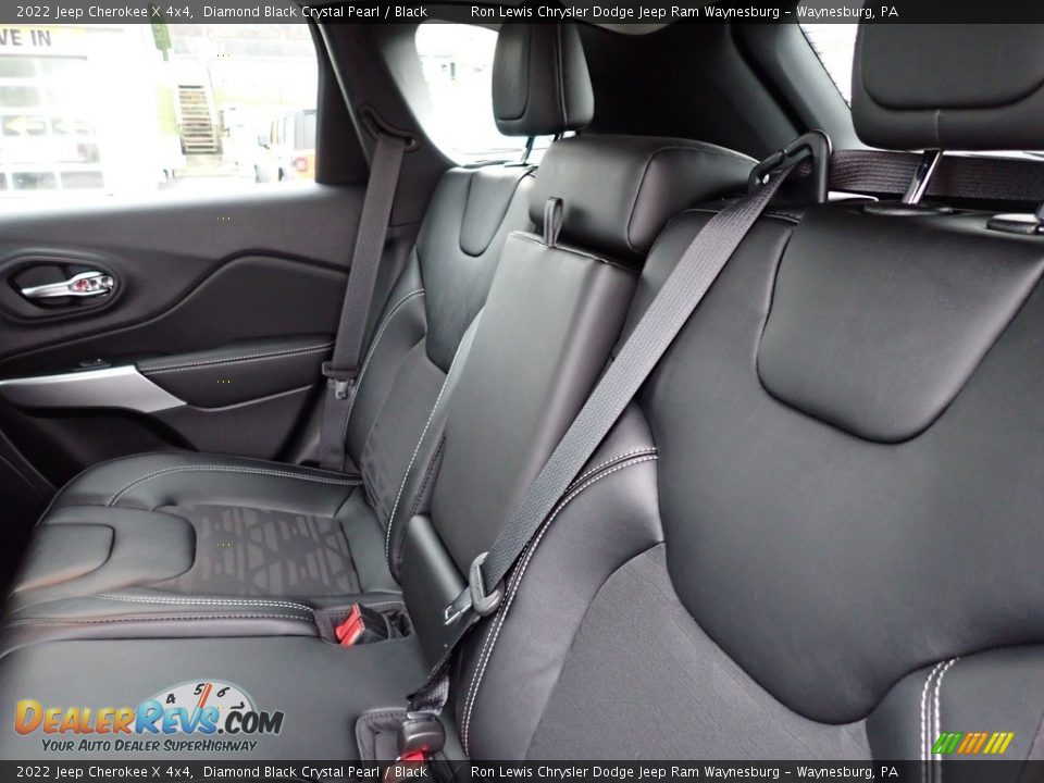 Rear Seat of 2022 Jeep Cherokee X 4x4 Photo #12