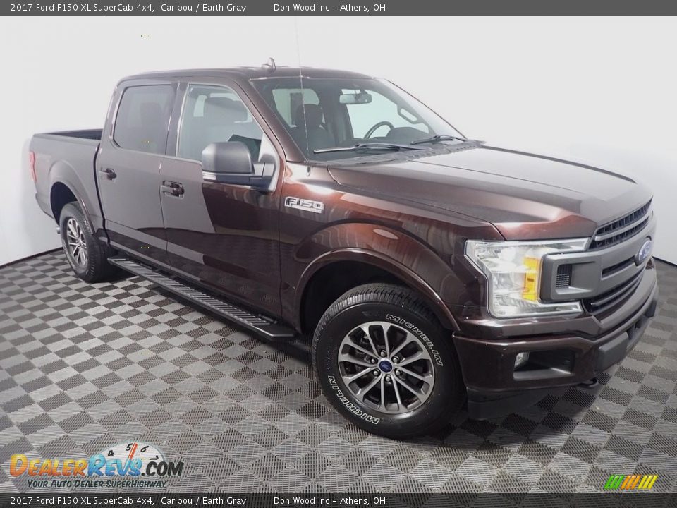 2017 Ford F150 XL SuperCab 4x4 Caribou / Earth Gray Photo #4