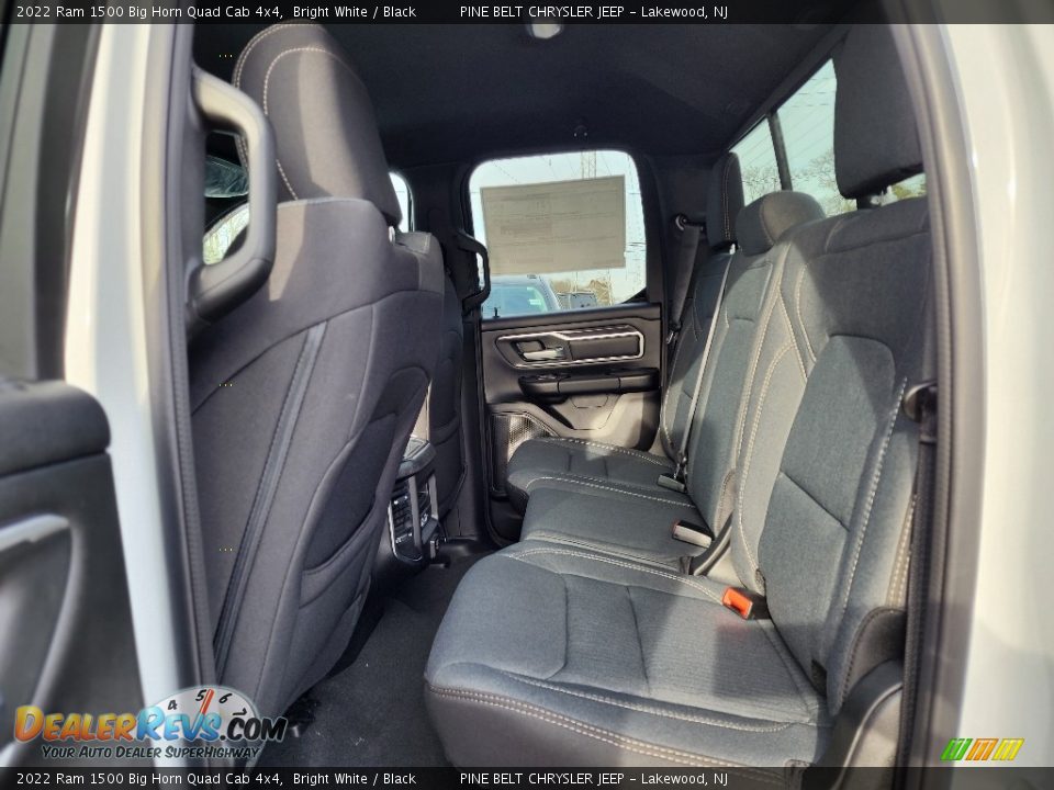 Rear Seat of 2022 Ram 1500 Big Horn Quad Cab 4x4 Photo #7