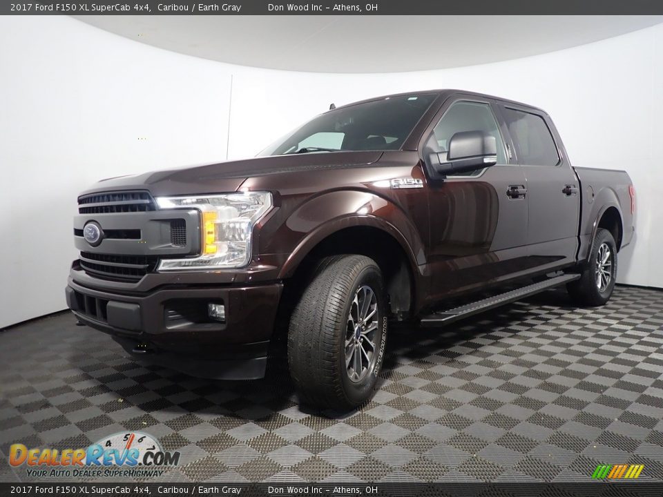 2017 Ford F150 XL SuperCab 4x4 Caribou / Earth Gray Photo #9