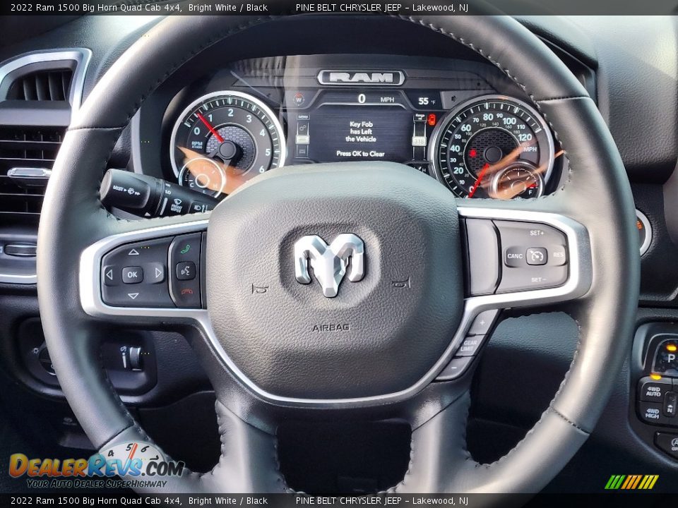 2022 Ram 1500 Big Horn Quad Cab 4x4 Steering Wheel Photo #10