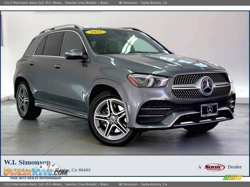 2020 Mercedes-Benz GLE 450 4Matic Selenite Grey Metallic / Black Photo #1