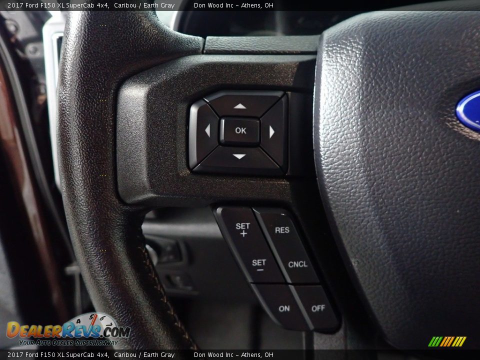 2017 Ford F150 XL SuperCab 4x4 Caribou / Earth Gray Photo #28