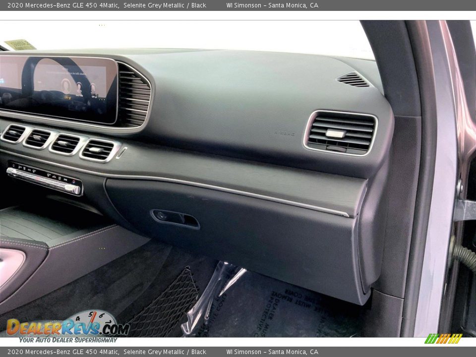 2020 Mercedes-Benz GLE 450 4Matic Selenite Grey Metallic / Black Photo #16