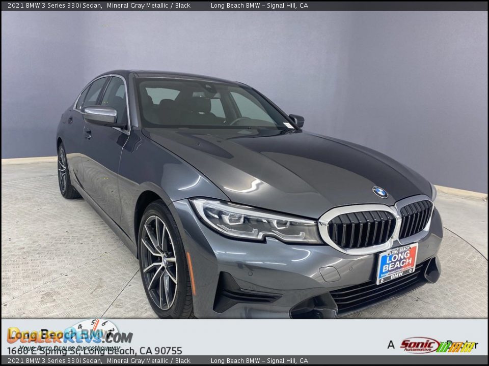 2021 BMW 3 Series 330i Sedan Mineral Gray Metallic / Black Photo #1