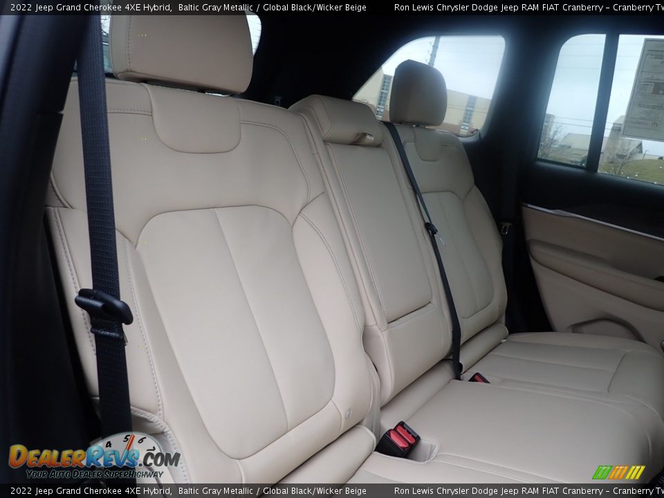 Rear Seat of 2022 Jeep Grand Cherokee 4XE Hybrid Photo #11