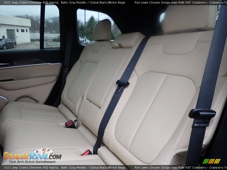 Rear Seat of 2022 Jeep Grand Cherokee 4XE Hybrid Photo #14