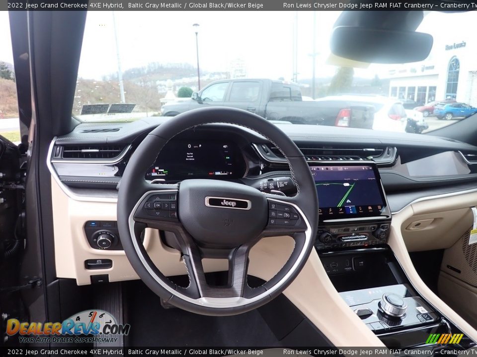 Dashboard of 2022 Jeep Grand Cherokee 4XE Hybrid Photo #15