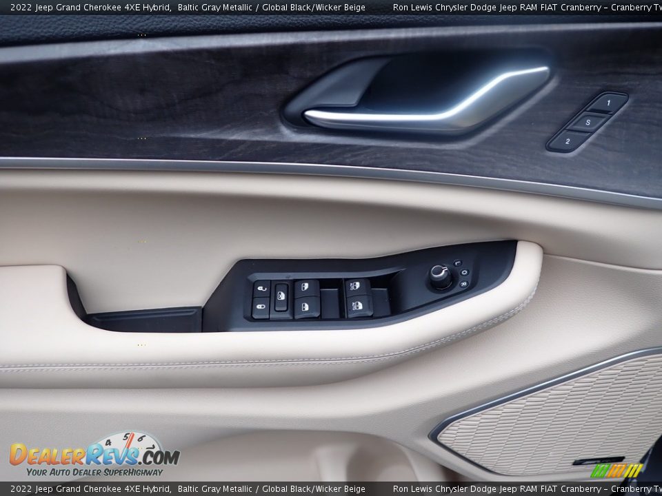 Door Panel of 2022 Jeep Grand Cherokee 4XE Hybrid Photo #16