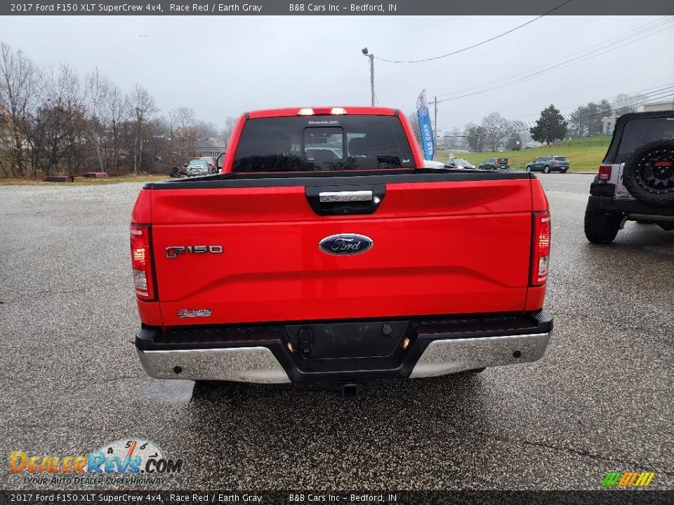 2017 Ford F150 XLT SuperCrew 4x4 Race Red / Earth Gray Photo #3