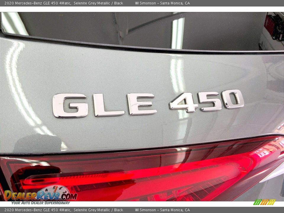 2020 Mercedes-Benz GLE 450 4Matic Selenite Grey Metallic / Black Photo #31