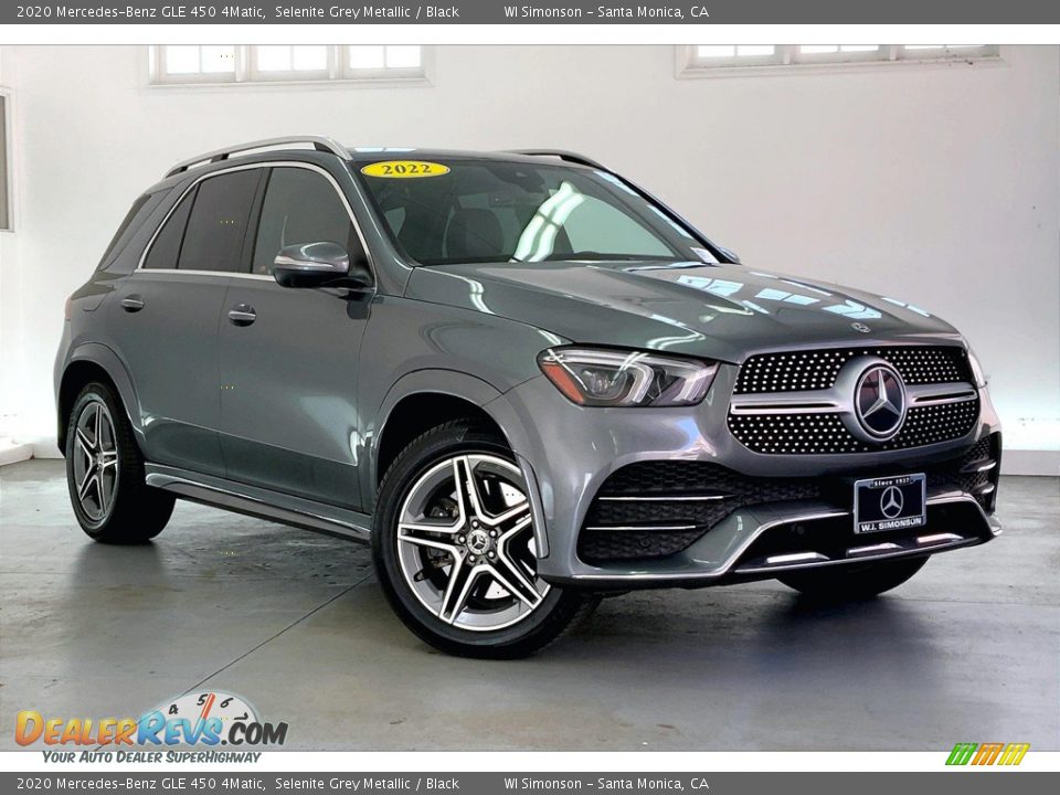 2020 Mercedes-Benz GLE 450 4Matic Selenite Grey Metallic / Black Photo #34