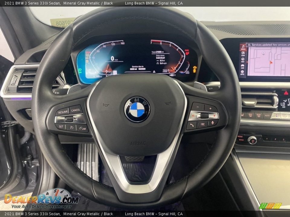 2021 BMW 3 Series 330i Sedan Mineral Gray Metallic / Black Photo #17