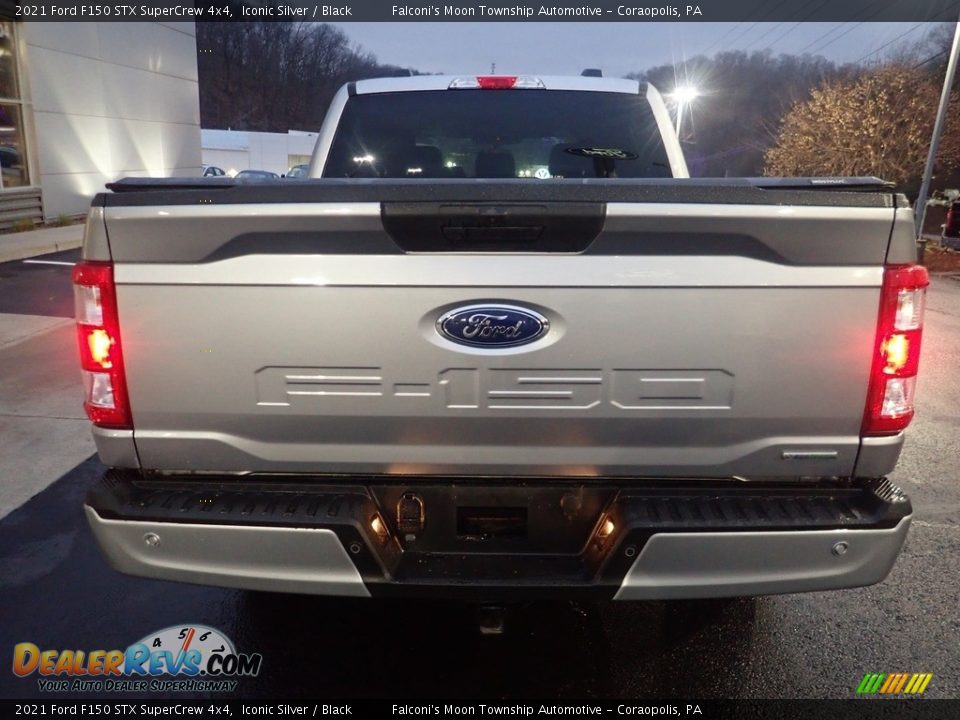 2021 Ford F150 STX SuperCrew 4x4 Iconic Silver / Black Photo #3