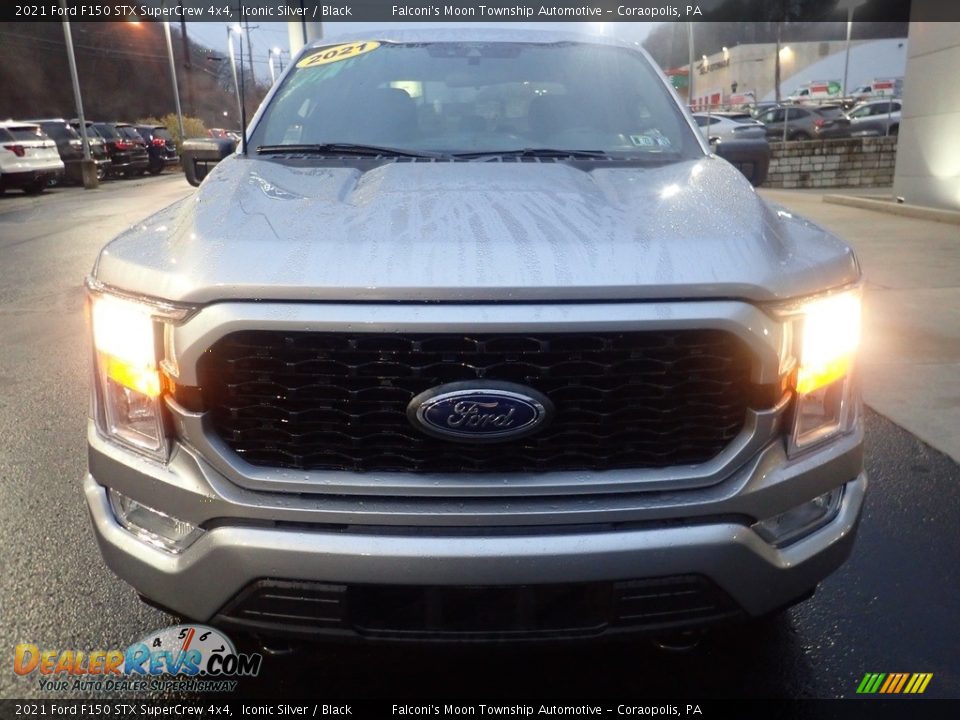 2021 Ford F150 STX SuperCrew 4x4 Iconic Silver / Black Photo #8