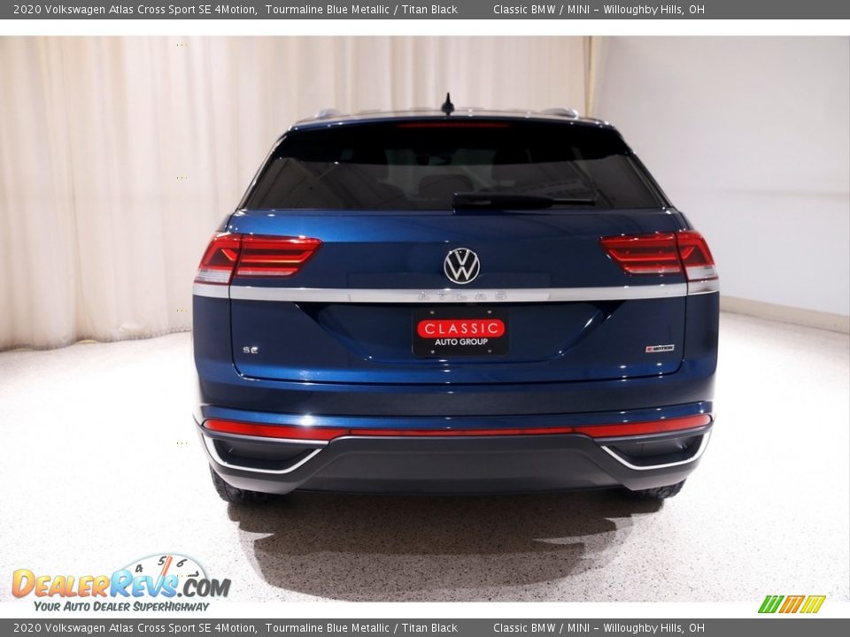 2020 Volkswagen Atlas Cross Sport SE 4Motion Tourmaline Blue Metallic / Titan Black Photo #18
