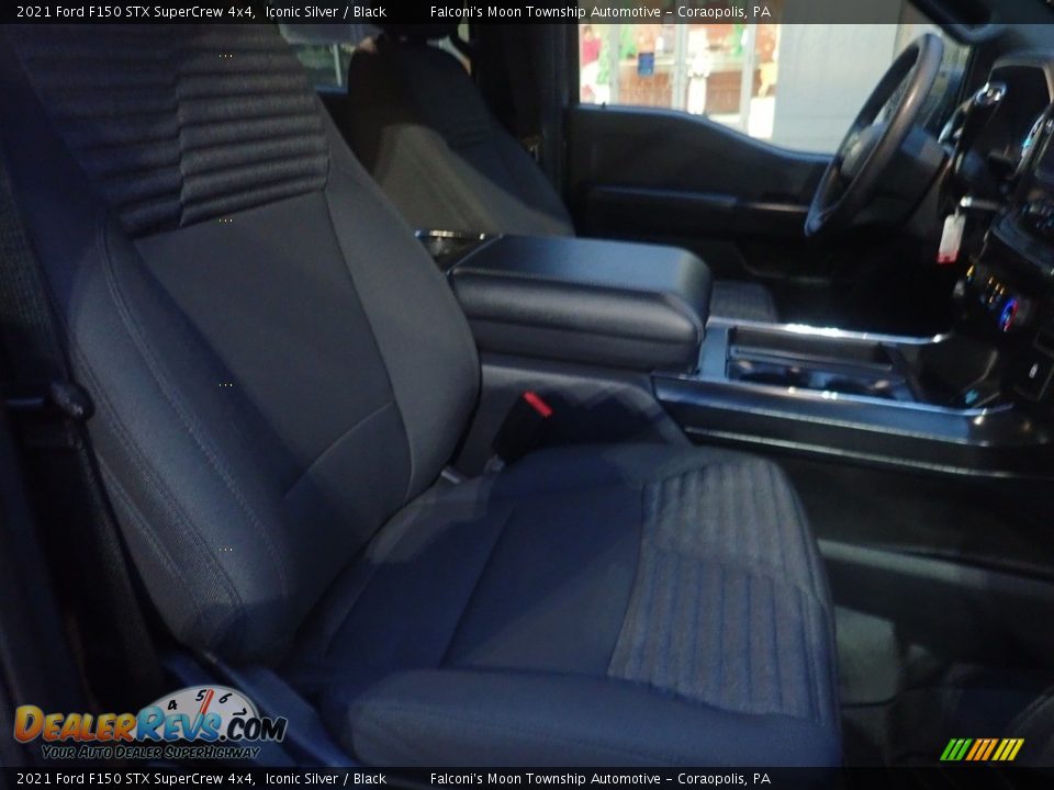 2021 Ford F150 STX SuperCrew 4x4 Iconic Silver / Black Photo #11