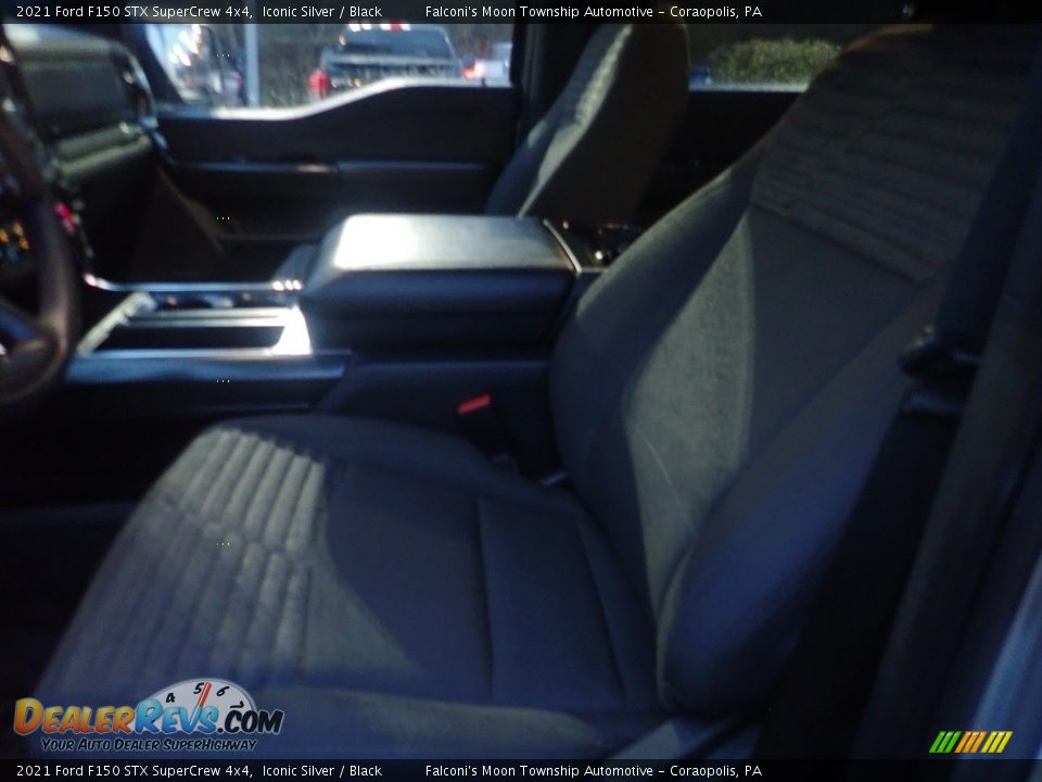 2021 Ford F150 STX SuperCrew 4x4 Iconic Silver / Black Photo #17