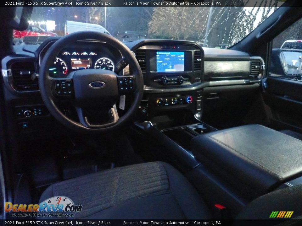 2021 Ford F150 STX SuperCrew 4x4 Iconic Silver / Black Photo #19