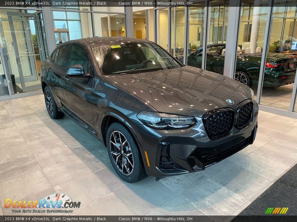 2023 BMW X4 xDrive30i Dark Graphite Metallic / Black Photo #1