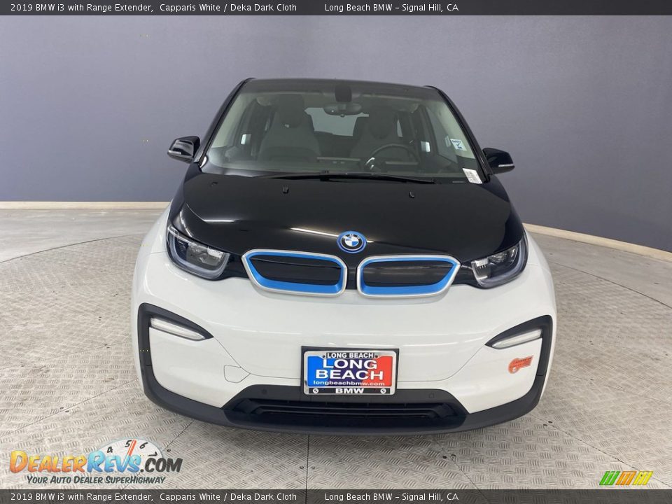 2019 BMW i3 with Range Extender Capparis White / Deka Dark Cloth Photo #2